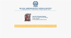 Desktop Screenshot of drbrambedkarcollege.org